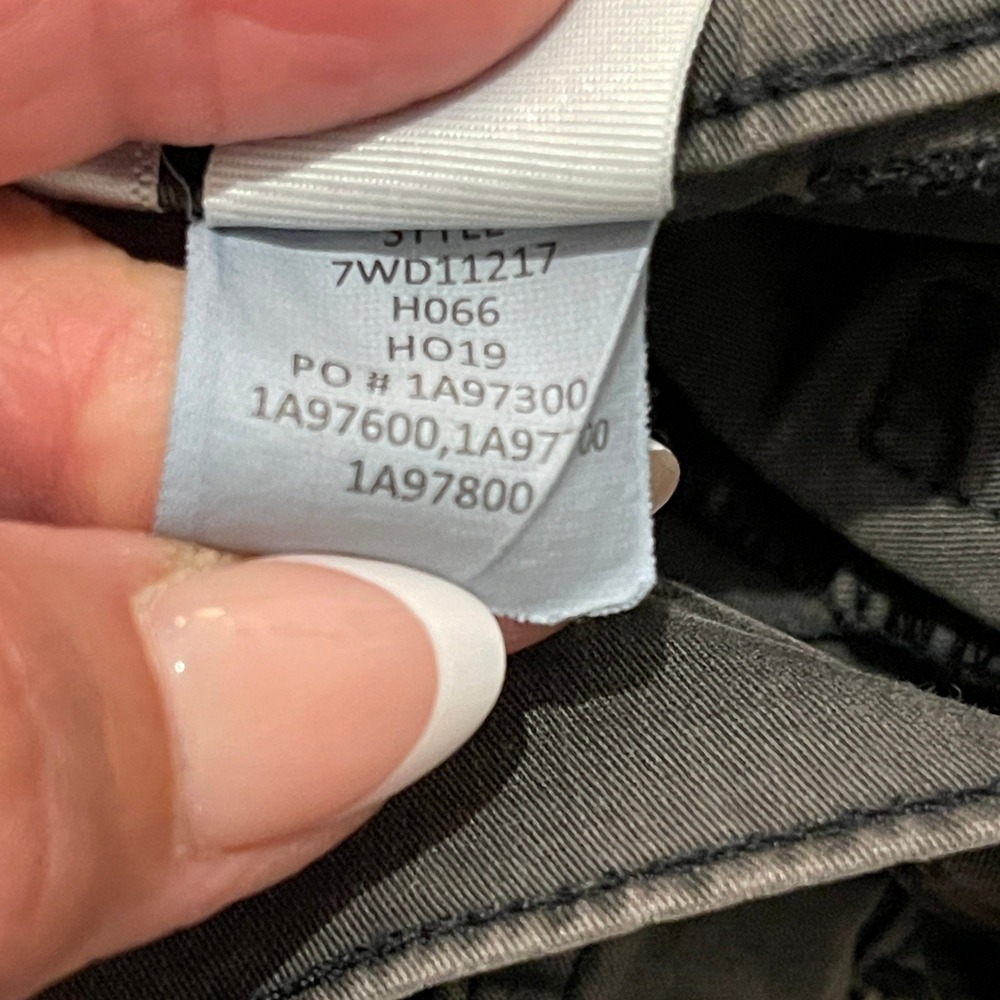 Lucky Brand The Cargo Gray Utility Pants Slim Straight Leg Womens Size 4 27 - Picture 9 of 13